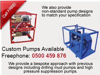 We can build you a custom pump to match your bespoke requirement